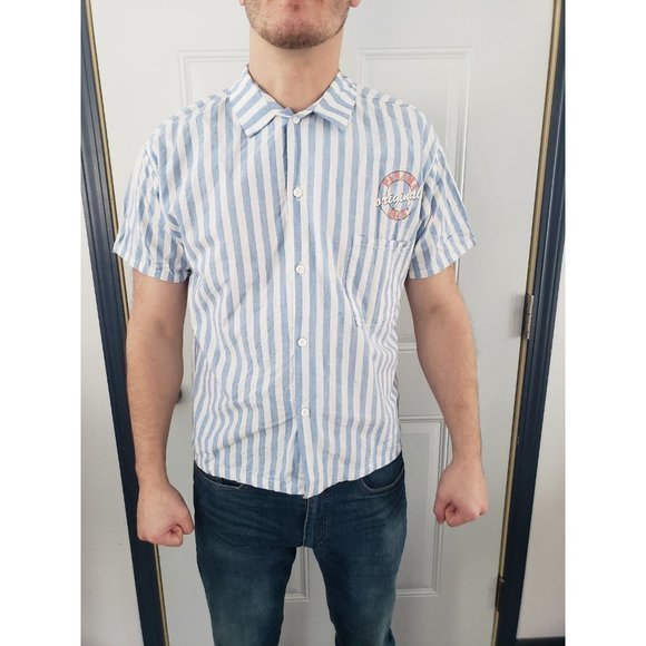 Vintage 80s Panama Jack Button Down Shirt - Picture 1 of 5